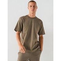 HUGO Mens Dapolino Relaxed-fit T-Shirt in Cotton with Logo Print