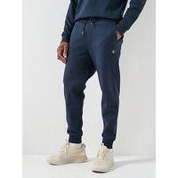 Boss C-Locsin 01 Regular Fit Nikel Logo Cuff Joggers - Navy