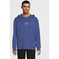 HUGO Men/'s Laze Hoodie 10261152 01 Loungew_Sweatshirt, Dark Blue, L