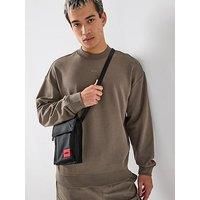 HUGO Men/'s Dapocrew Relaxed Fit Cotton Terry Sweatshirt with Logo Print, Medium Grey 032, L