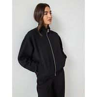 Hugo Zip Up Sweatshirt - Black