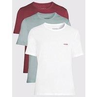 Hugo Bodywear Regular Fit 3 Pack T-Shirt - Assorted