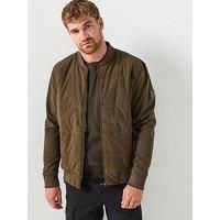 BOSS Mens H-Skiles 100 Padded Zip-up Sweatshirt in a Cotton Blend
