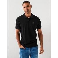 Boss Polo Future Bb Emblem Polo Shirt - Black