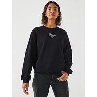 Hugo Logo Sweatshirt - Black