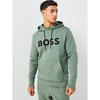 Boss Soody Zone Regular Fit 3D Logo Hoodie - Green