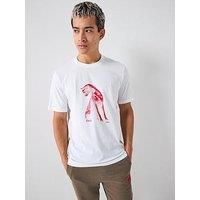 HUGO Didug 10258299 T-Shirt L White