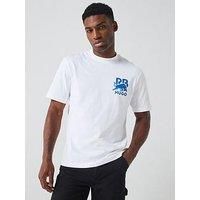 Hugo Dartox Red Bull Relaxed Fit T-Shirt - White