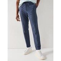 Boss P-Kane1 Modern Fit Drawstring Casual Stretch Trousers - Navy