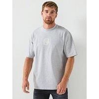 Boss C-Tames 18 Brushed Cotton Bb T-Shirt - Grey