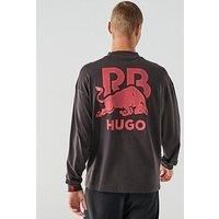 Hugo Doverlo Red Bull Long Sleeve T-Shirt - Brown