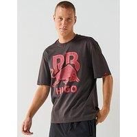 Hugo Daylared Bull Relaxed Graphic T-Shirt - Brown