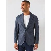 Boss C-Hanry-252 Patch Pocket Unlined Suit Jacket - Blue