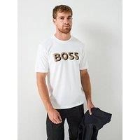 Boss H-Thompson 656 Corporate Print T-Shirt - White