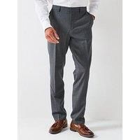 Boss H-Leon Regular Fit Wool Mix & Match Suit Trouser - Dark Grey