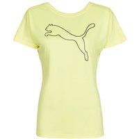 Puma  RECYCL JERSY CAT TEE  women's T shirt in Yellow