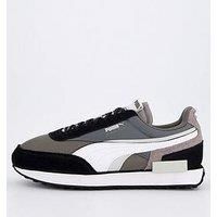Puma Men'S Future Rider Double Two Trainers - Grey/Black