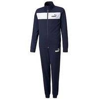 Puma Boys Poly Tracksuit - Navy