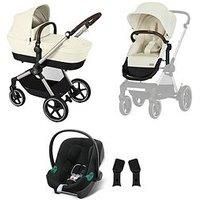 Cybex Eos Lux Travel System With R129 Aton B2 Car Seat