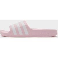 adidas Adilette Aqua Kids Girls Flip Flop Sandal Slide Pink/White