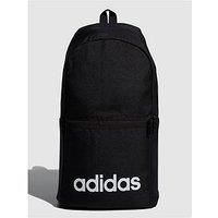 adidas Lin Clas Bp Day Sports Backpack - Black/Black/White, NS