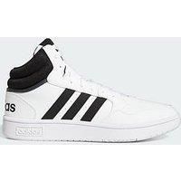 adidas Men/'s Hoops 3.0 Mid Trainers, Core Black Core FTWR White, 8 UK