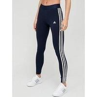 Adidas H07771 W 3S LEG Leggins legend ink/white 2XS