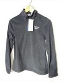 ladies reebok 1/4 zip fleece top. mew tagged size small
