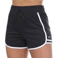 Womens Reebok Workout Ready High-Rise Shorts - Black / XS