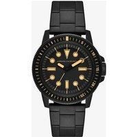 Armani Exchange Men/'s Three-Hand, Black-Tone Stainless Steel Watch, AX1855