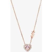 Michael Kors - Premium Necklace Rose Gold Tone Silver with Crystal for Women MKC1520A2791