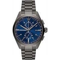 Emporio Armani Men/'s Chronograph, Stainless Steel Watch, 43mm case size