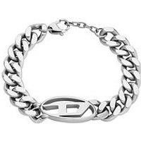 DIESEL Mens Bracelet DX1432040 Stainless Steel