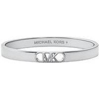 Michael Kors Women/'s Premium MK Statement Link Platinum-Plated Empire Link Bangle Bracelet, MKJ828700040
