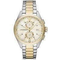 Emporio Armani Men/'s Analog Quartz Watch with Stainless Steel Strap AR11605
