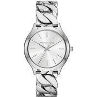Michael Kors Women/'s Watch Runway Three-Hand, Stainless Steel, MK7474