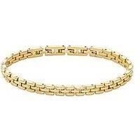 Fossil Arden Women/'s Gold-Tone Sterling Silver Bracelet, JF04901710