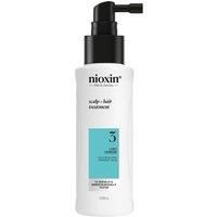 Nioxin System 3 Scalp + Hair Thickening Treatment - Hair Loss Serum for Coloured, Dry and Damaged Hair with Light Thinning - with Niacinamide and Biotin, 100ml