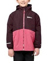 Jack Wolfskin Unisex Children Iceland 3IN1 Jacket K, Boysenberry/Pink, 152 (EU)