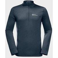 Jack Wolfskin Men/'s Thermal Hz M Hiking Shirt, Midnight Sky, M