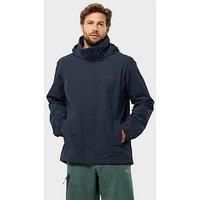 Jack Wolfskin Men/'s Standard Stormy Point 2L JKT M, Night Blue, M