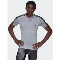Adidas Train Techfit 3S T-Shirt - Silver