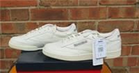 Mens Trainers Reebok Club C 85 Vintage Tennis Chalk Alabas Maroo UK 11 BNIB
