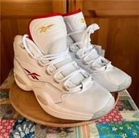 New with Tags, Reebok Question Mid, GX0230 Mens Trainers, White, Size UK 7