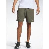 Reebok Men/'s Workout Ready Shorts Army Green S