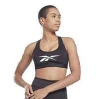 Reebok Womens Lux Racer Logo Vector Bra - Black / Small - S Regular