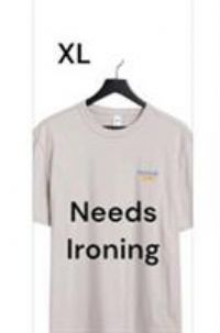 Reebok camping graphic tee in moonstoneSize XL BNWT the product needs ironing - XL Regular