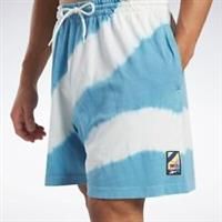 Brand New Mens Reebok Smiley Soft Cotton Shorts Size Large Tie Dyed Pattern - L Regular