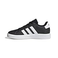 adidas Unisex Kids Grand Court Trainers, Core Black/Ftwr White/Core Black, 2 UK