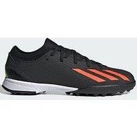 Adidas Junior X Speedportal.3 Astro Turf Football Boots - Black